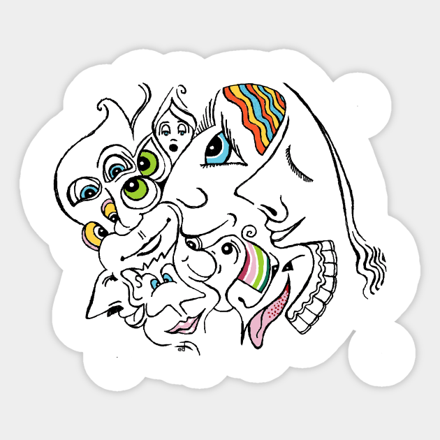 doodleflow 8 Sticker by ed100